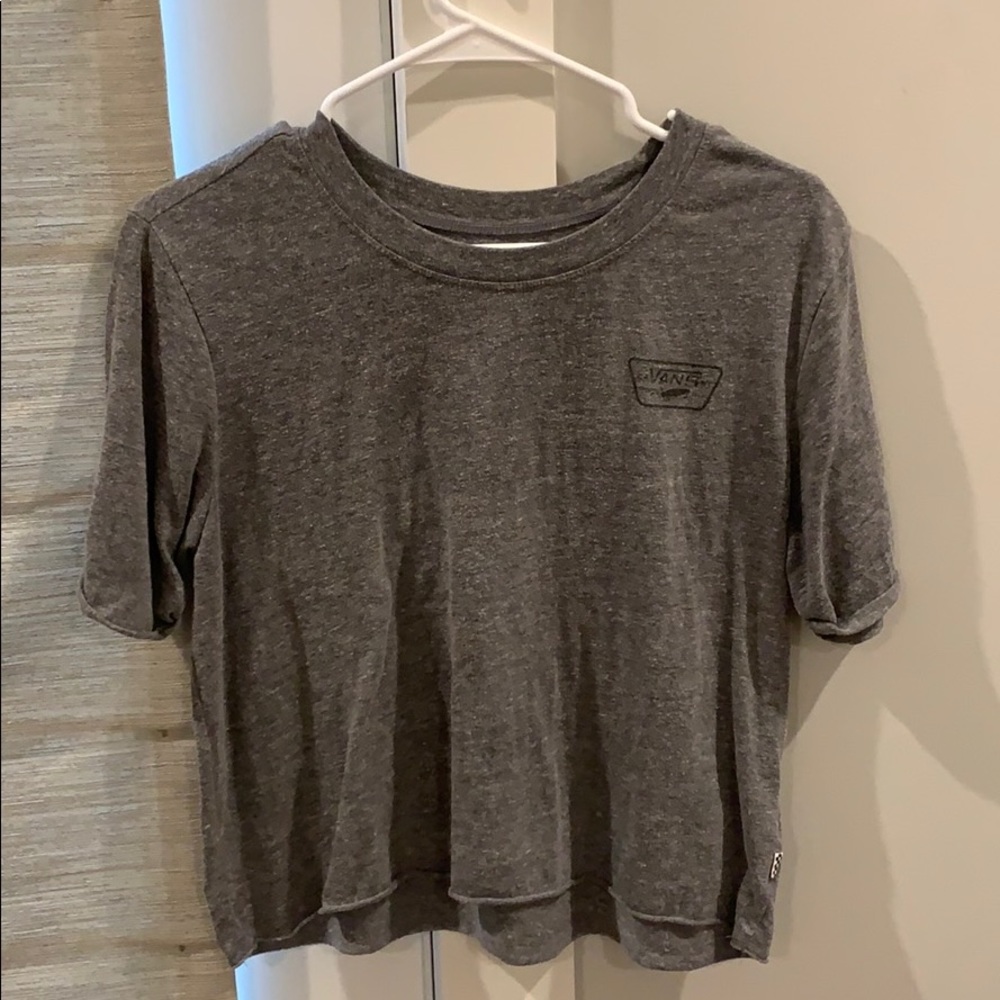 Vans Gray Crop Top